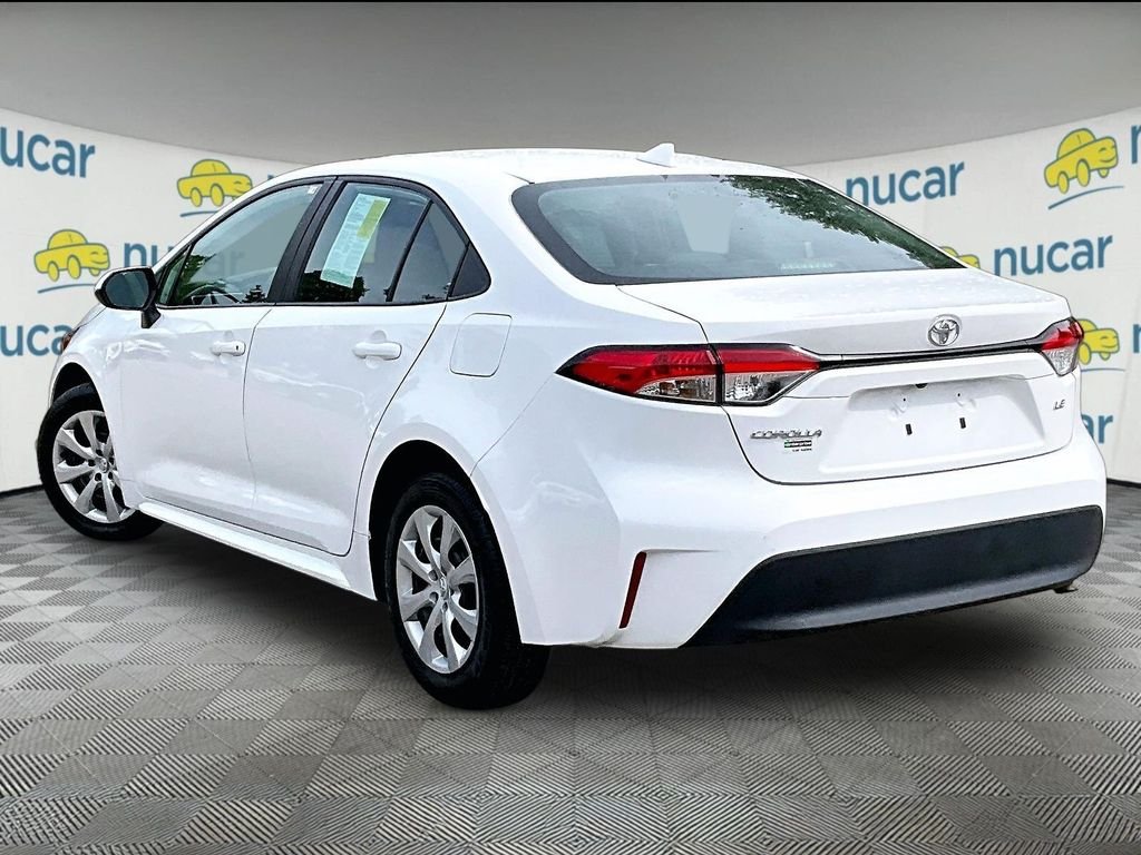 Used 2024 White Toyota LE image 4