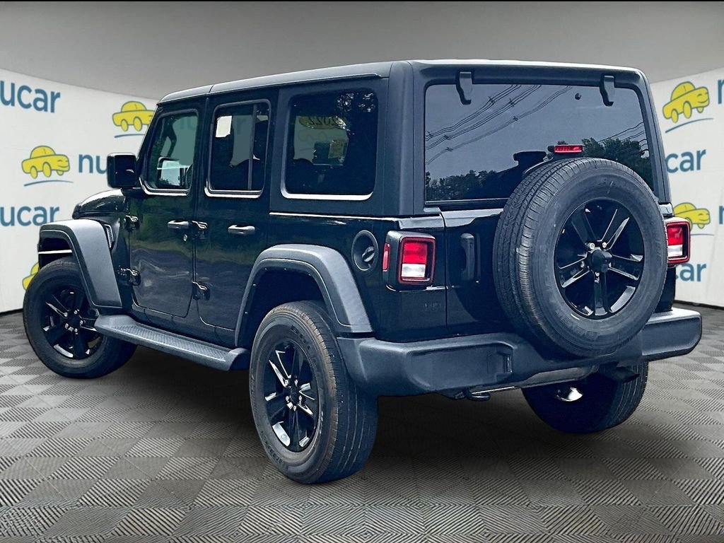 Used 2022 Black Clearcoat Jeep Unlimited Sport Altitude image 4