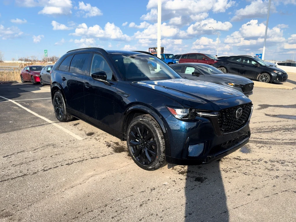 New 2026 Deep Crystal Blue Mica Mazda 3.3 Turbo S Premium Sport AWD image 3