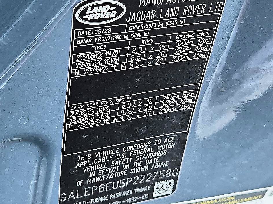 Used 2023 Tasman Blue Metallic Land Rover SE image 36