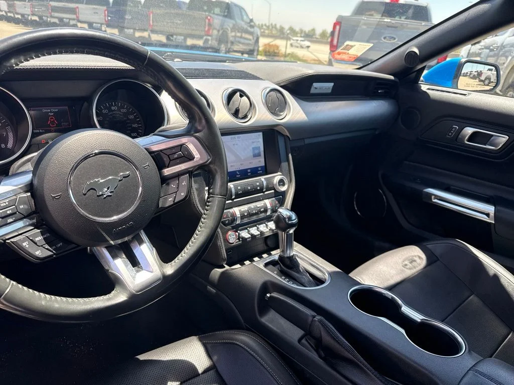 Used 2023 Grabber Blue Ford EcoBoost Premium image 11