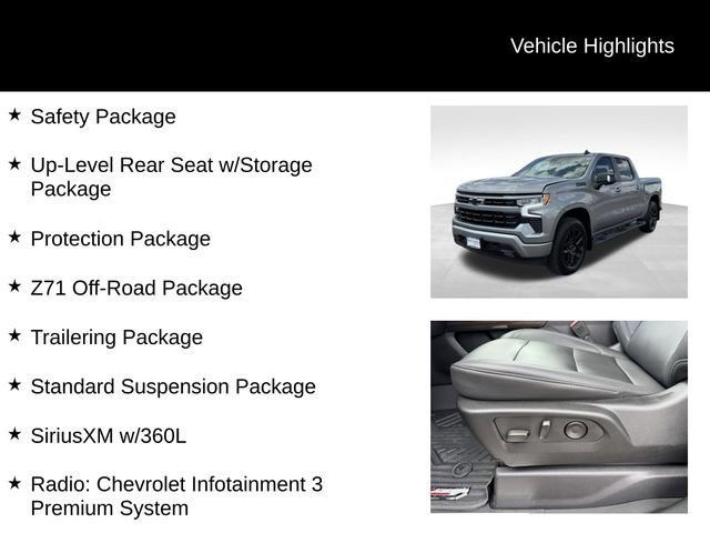 Used 2024 Sterling Gray Metallic Chevrolet RST image 15