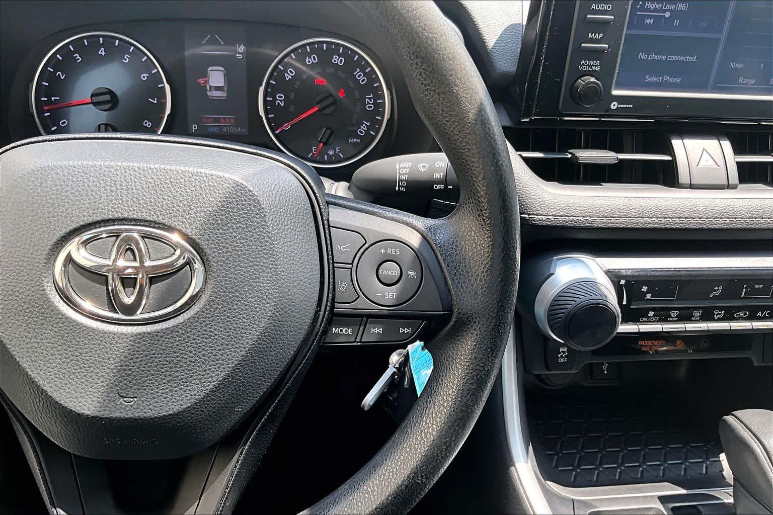 Used 2021 Midnight Black Metallic Toyota LE image 25