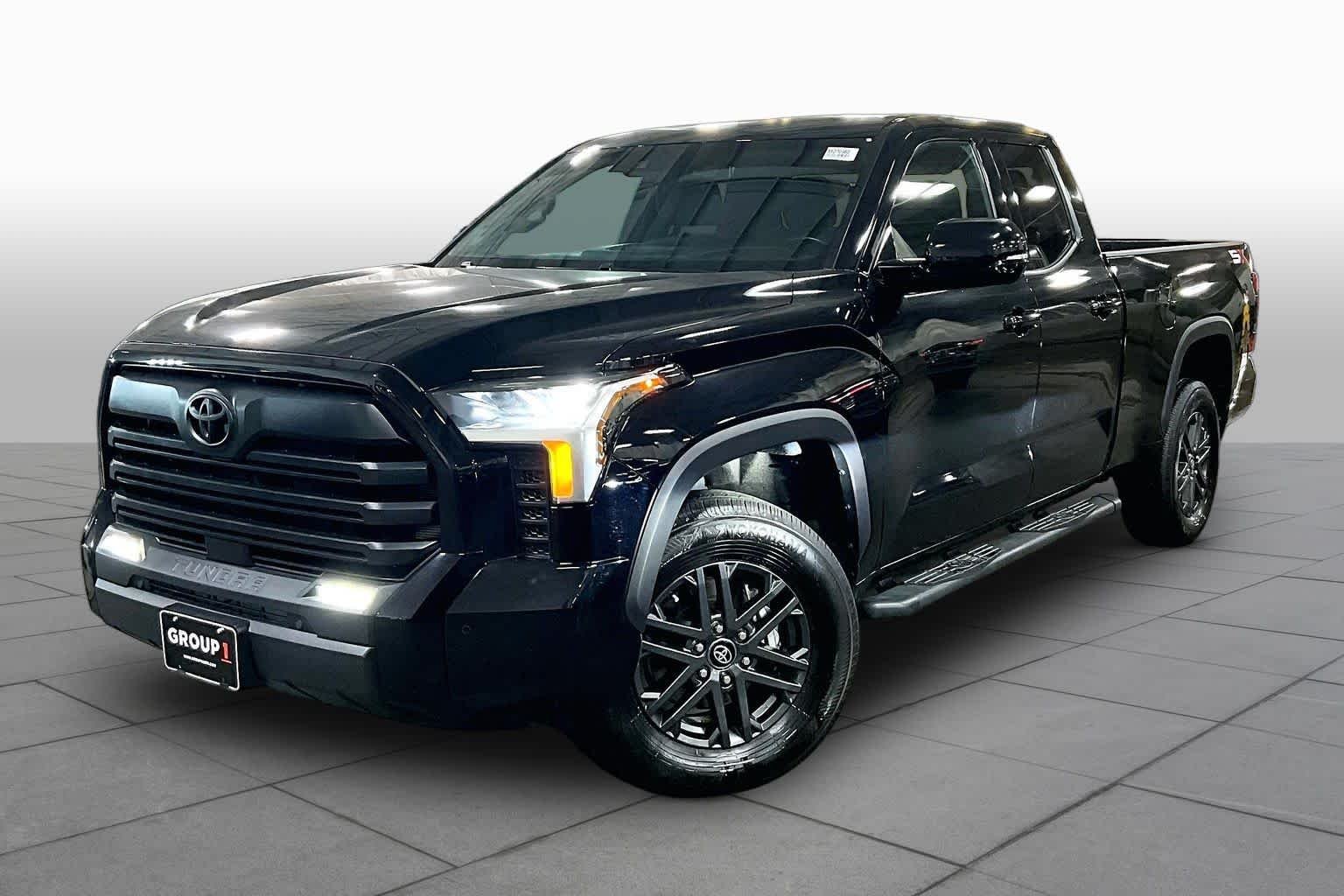 Certified Used 2025 Midnight Black Metallic Toyota SR5 image 2