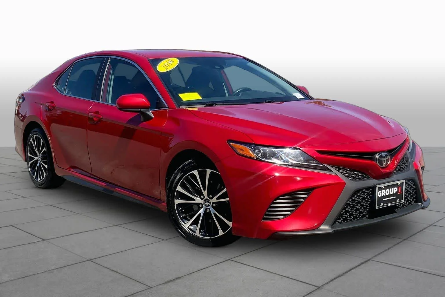 Certified Used 2019 Supersonic Red Toyota SE image 6