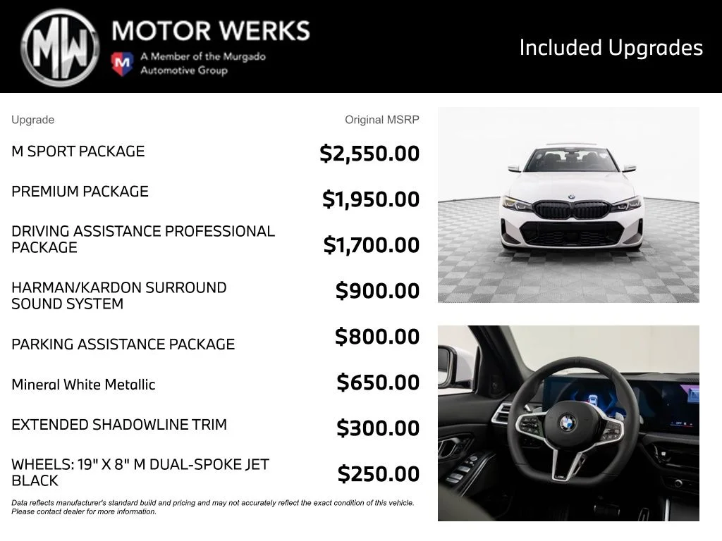 Used 2026 White BMW 330i xDrive image 4