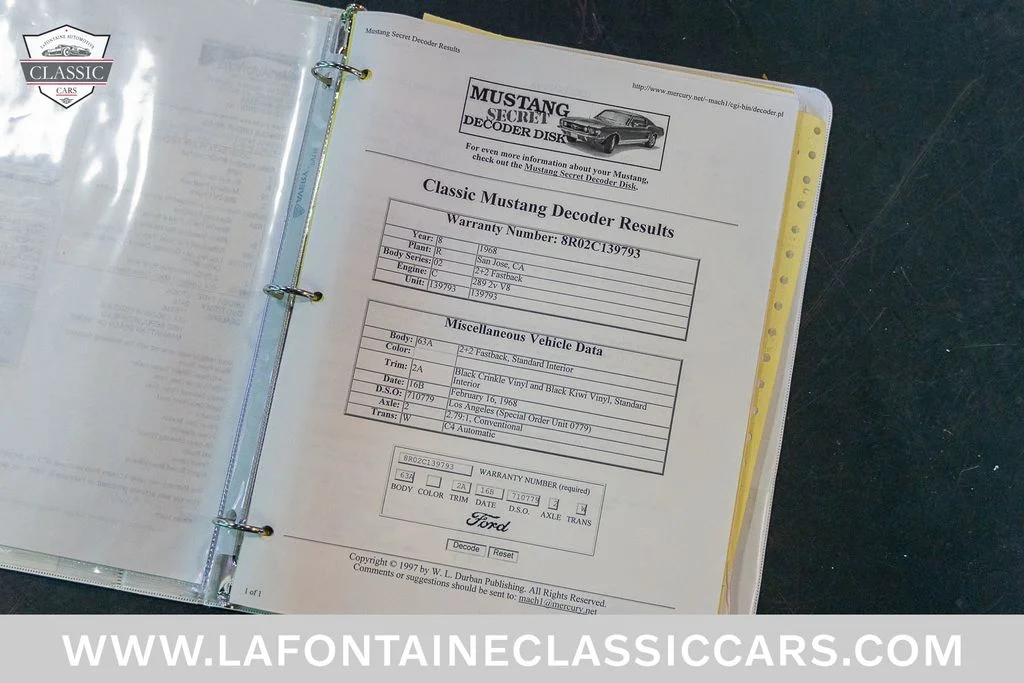 Used 1968 Red Ford Fastback image 136