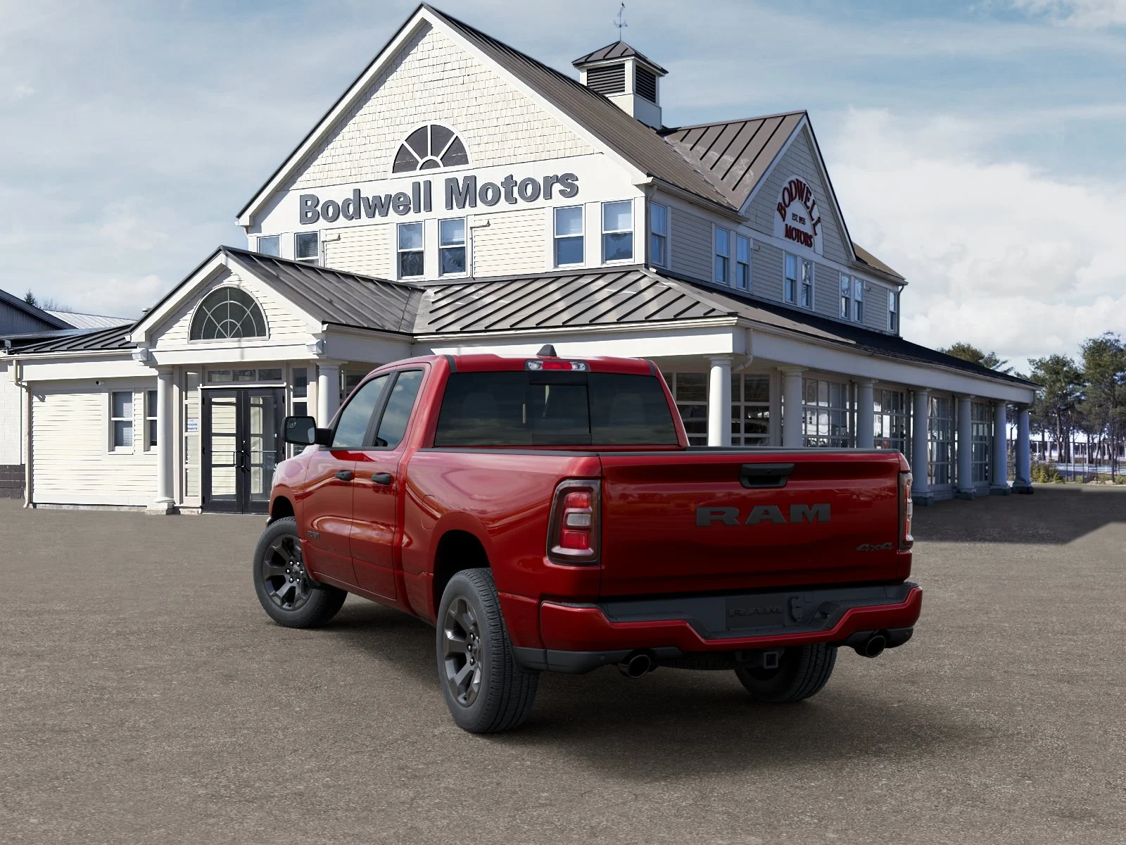 New 2026 Molten Red Pearlcoat RAM Express Quad Cab 4x4 6