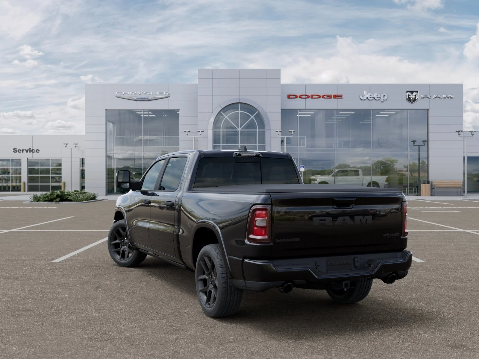 New 2026 Diamond Black Crystal Pearl-Coat Exterior Paint RAM Laramie image 30