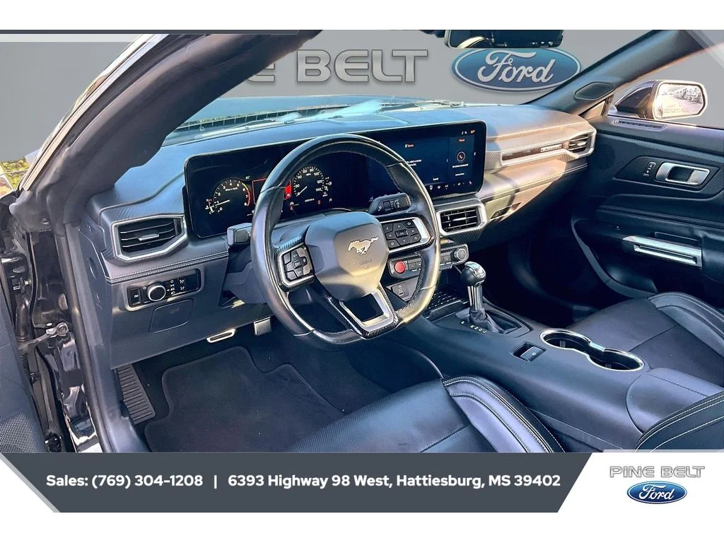 Used 2024 BLACK Ford EcoBoost Convertible image 12