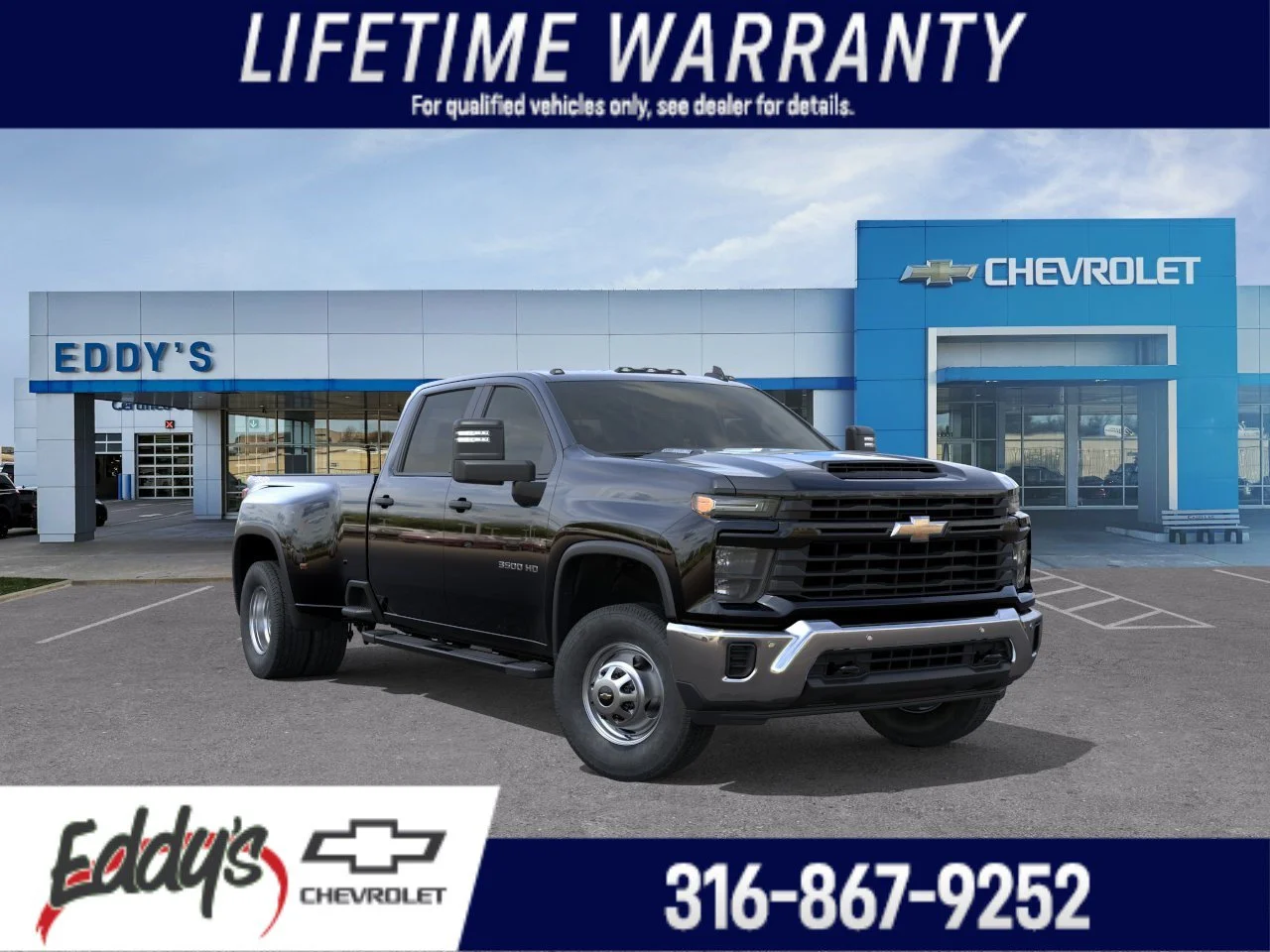 New 2026 Black Chevrolet Work Truck image 1