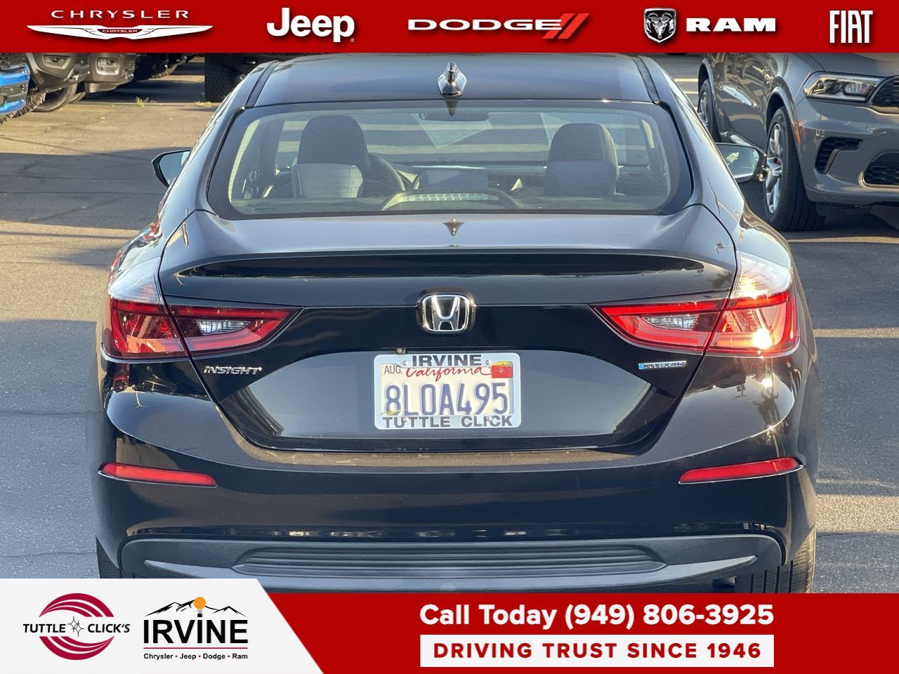 Used 2019 Crystal Black Pearl Honda EX image 5