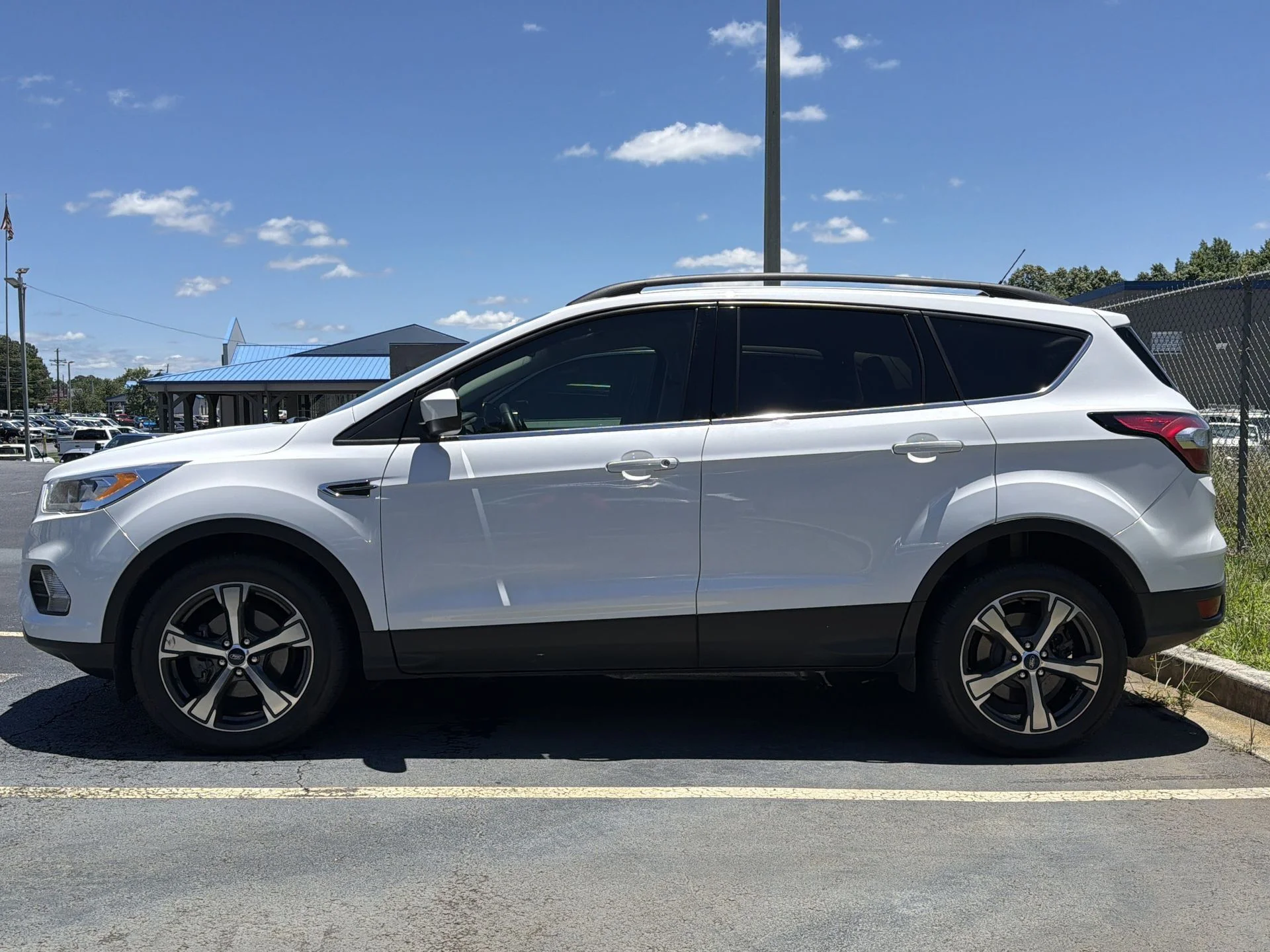 Used 2018 Ford Escape SEL with VIN 1FMCU0HD7JUD14050 for sale in Loganville, GA