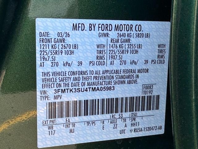 New 2026 Eruption Green Metallic Ford Premium image 17