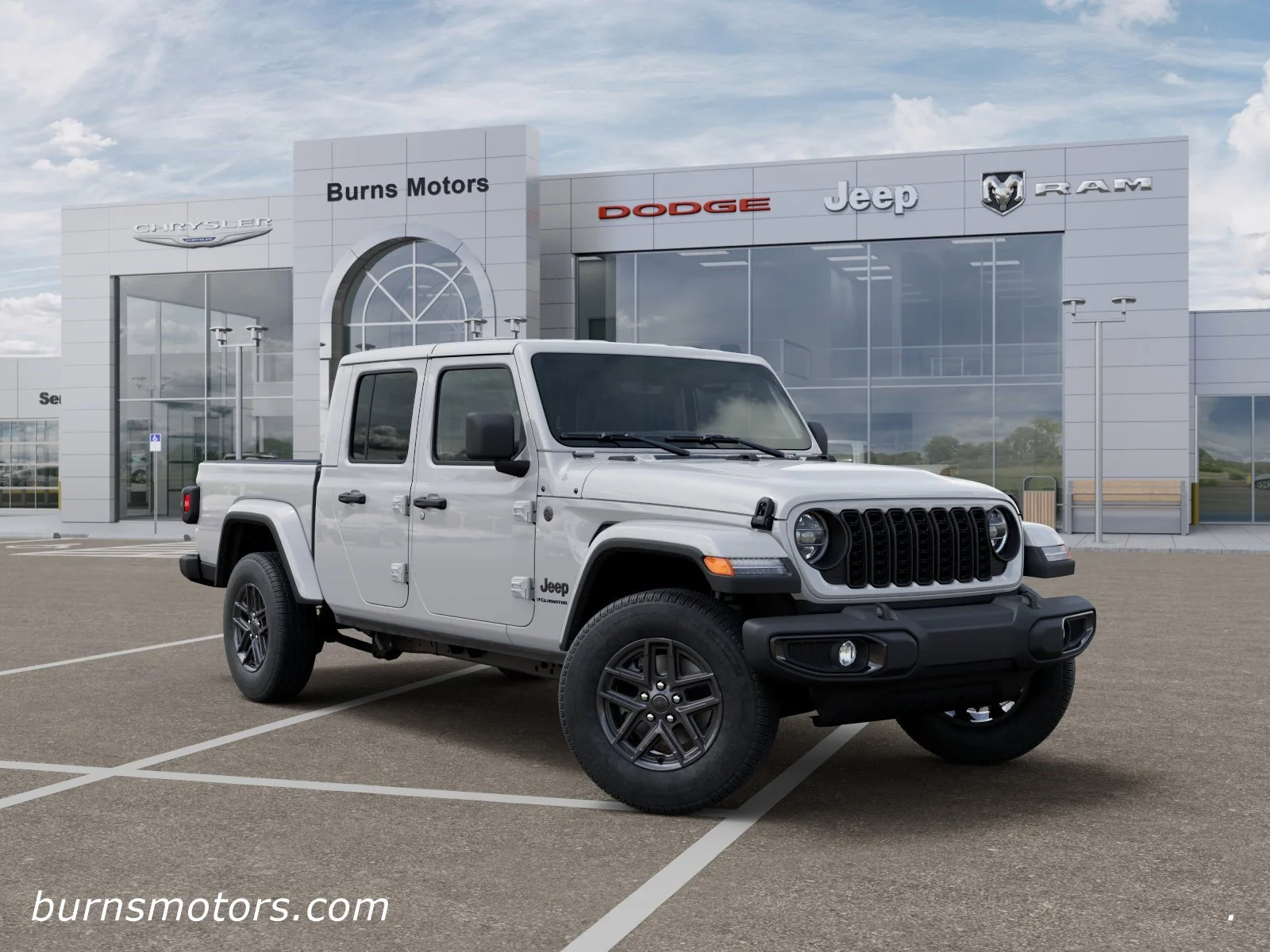 New 2026 Bright White Clear-Coat Exterior Paint Jeep Sport S Dark Sky image 5