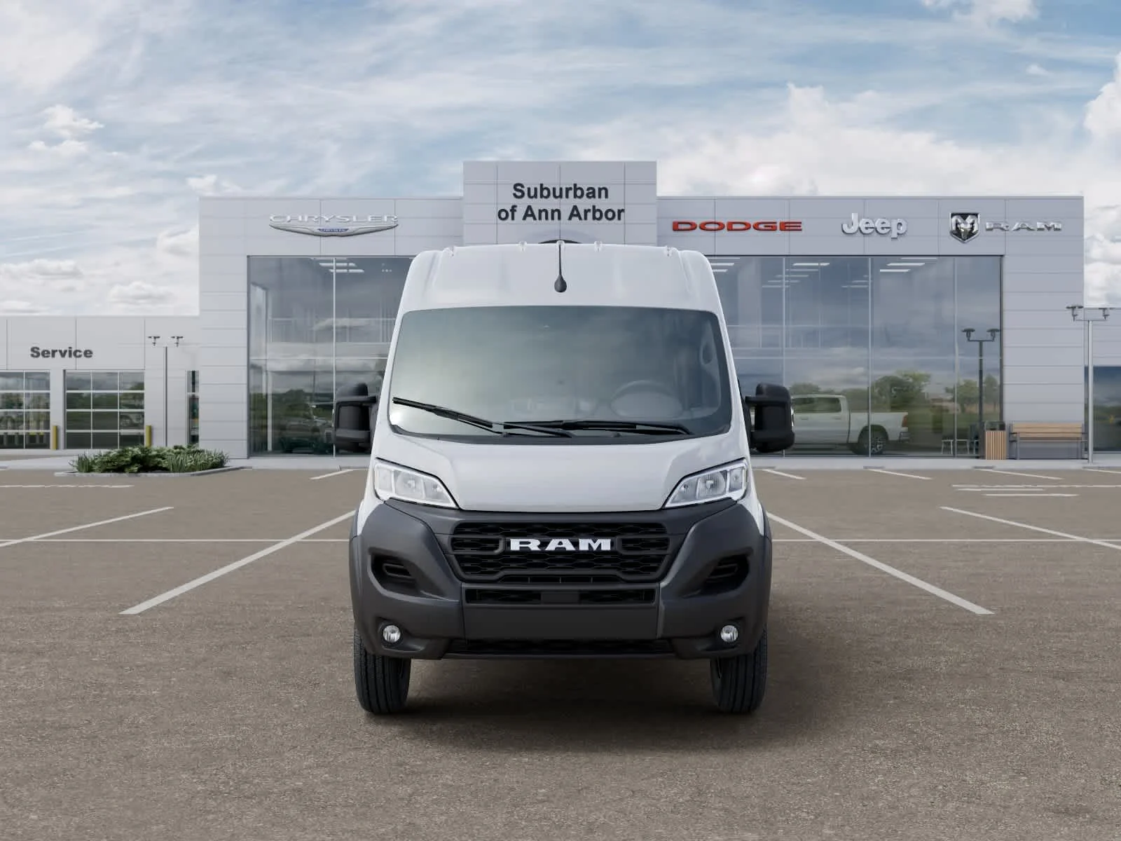 New 2026 Bright White Clear-Coat Exterior Paint Ram Tradesman image 6