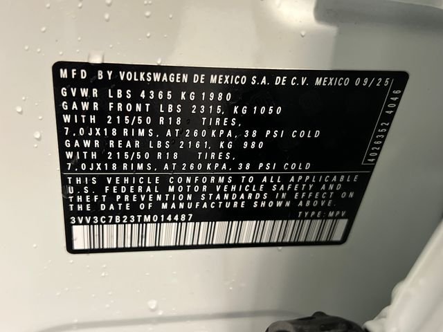 New 2026 White Volkswagen 1.5T SE Black image 21