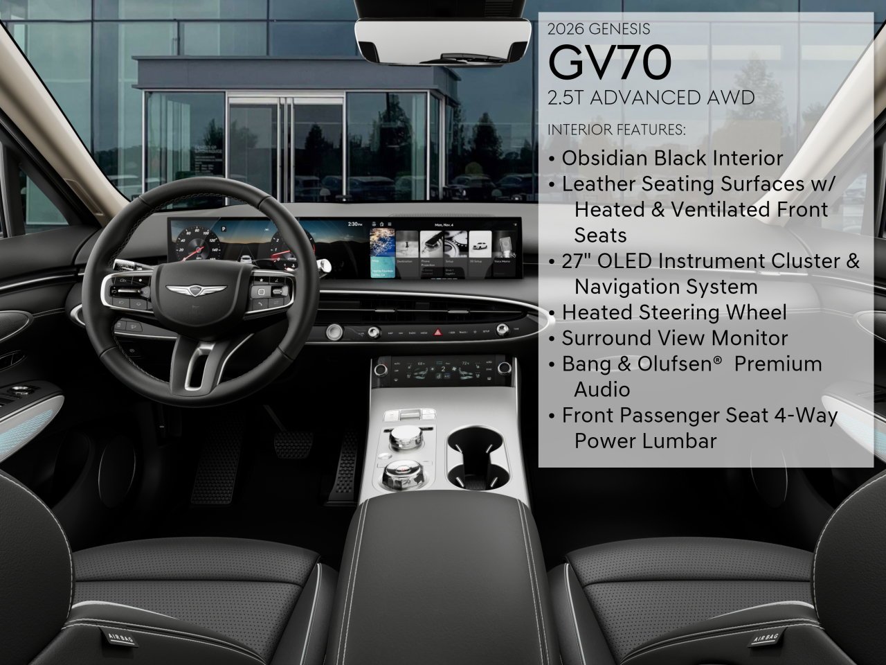 New 2026 Capri Blue Genesis 2.5T ADVANCED image 17