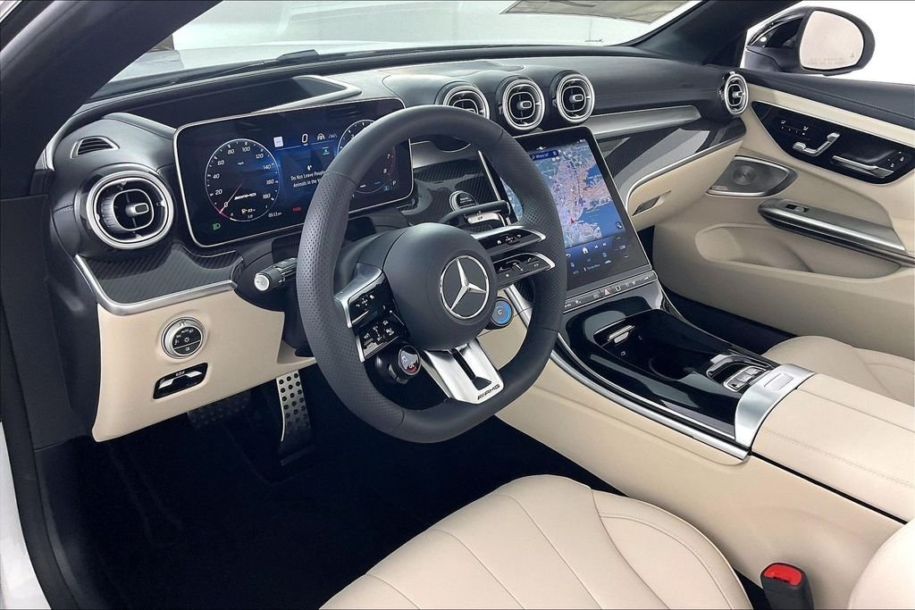 New 2027 MANUFAKTUR Moonlight White Metallic Mercedes-Benz AMG® CLE 53 4MATIC+ Cabriolet image 6