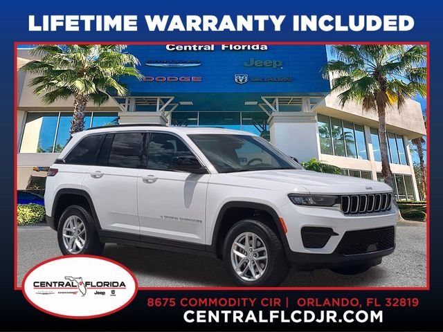 New 2026 Bright White Clear-Coat Exterior Paint Jeep Laredo X image 1