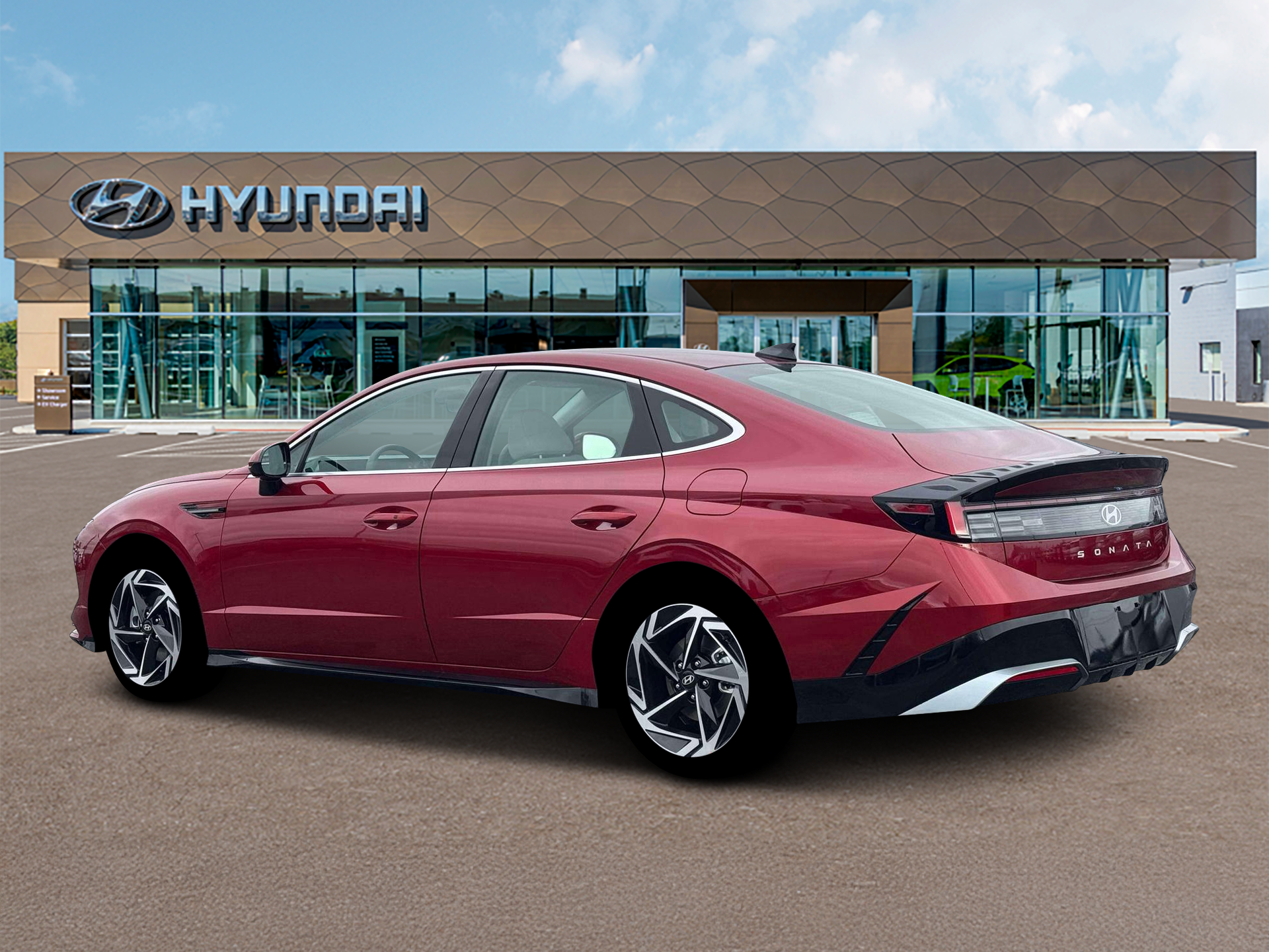 New 2026 Red Hyundai SEL Sport image 4
