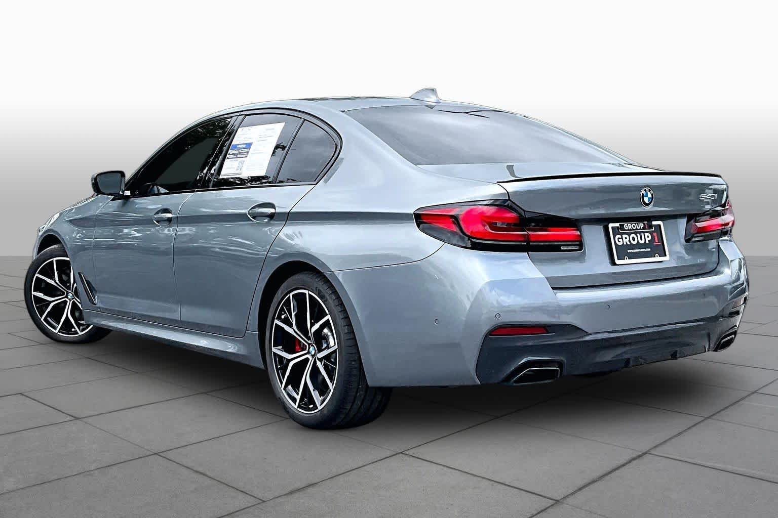 Certified Used 2023 Skyscraper Gray Metallic BMW 540i image 13
