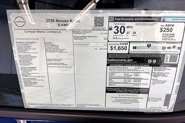 New 2026 Deep Blue Pearl Nissan S image 38