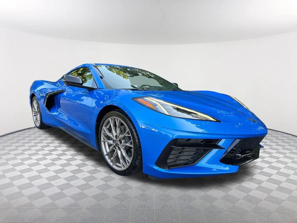 Used 2024 Blue Chevrolet Stingray image 3
