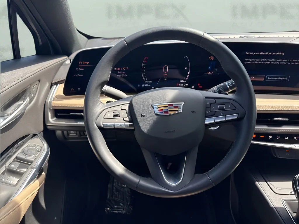 Used 2024 Stellar Black Metallic Cadillac Luxury image 15