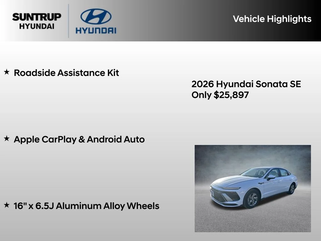 Certified Used 2026 Serenity White Hyundai SE image 23