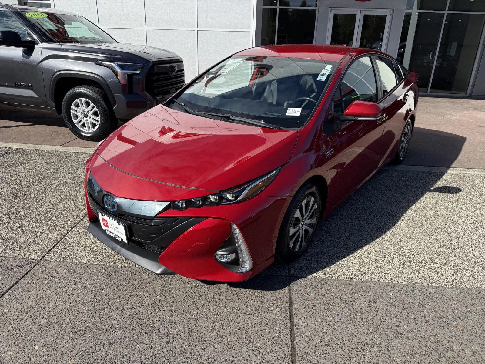 Used 2021 Supersonic Red Toyota Limited image 4