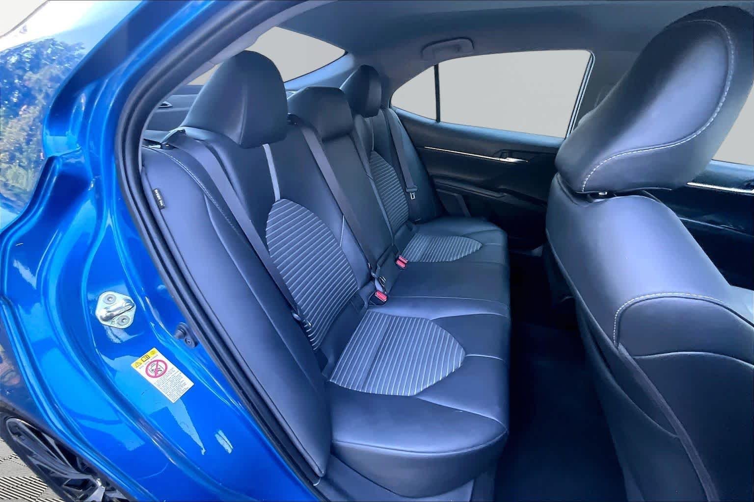 Used 2018 Blue Streak Metallic Toyota SE image 20