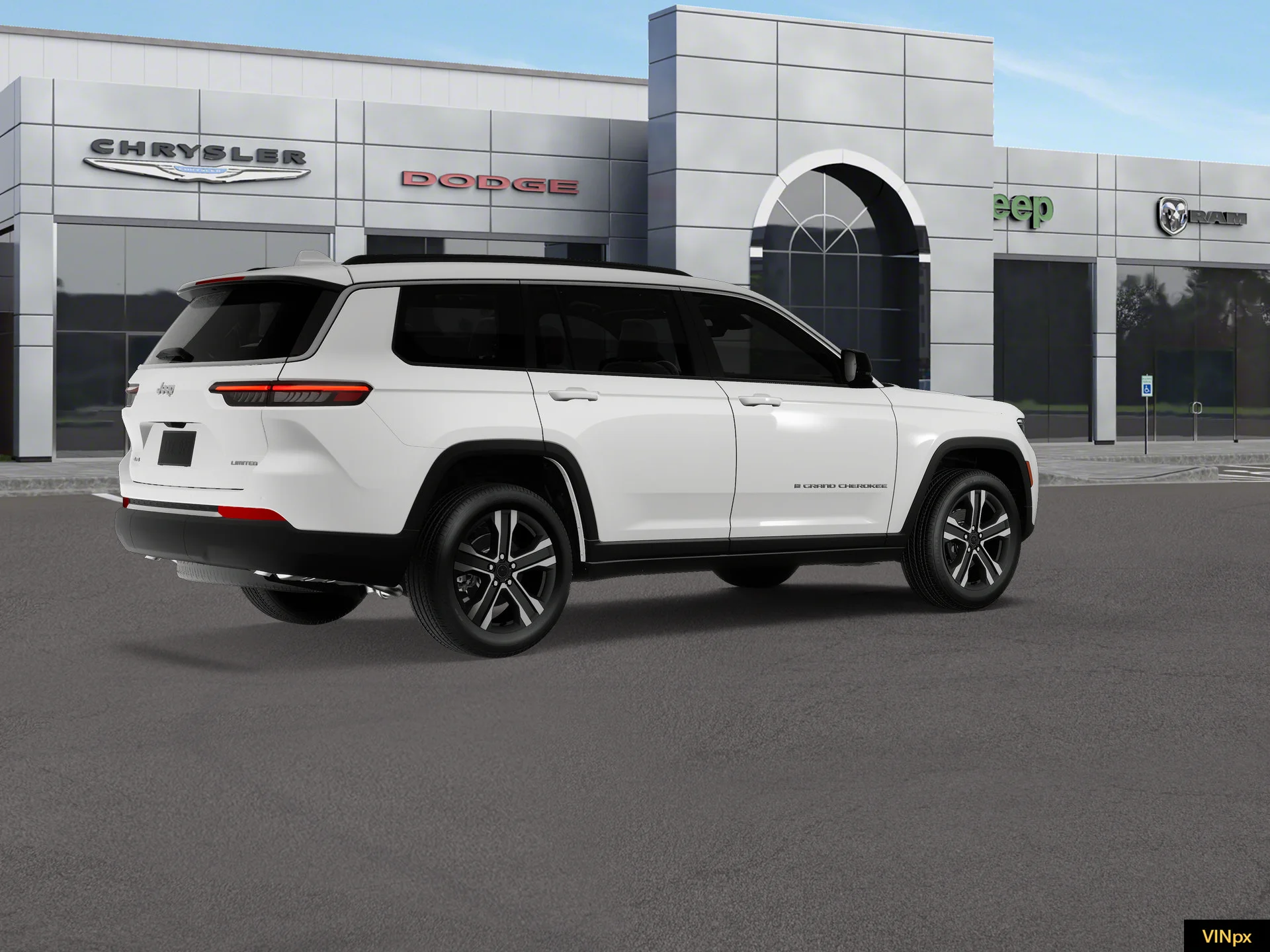 New 2027 Bright White Clearcoat Jeep Limited image 8