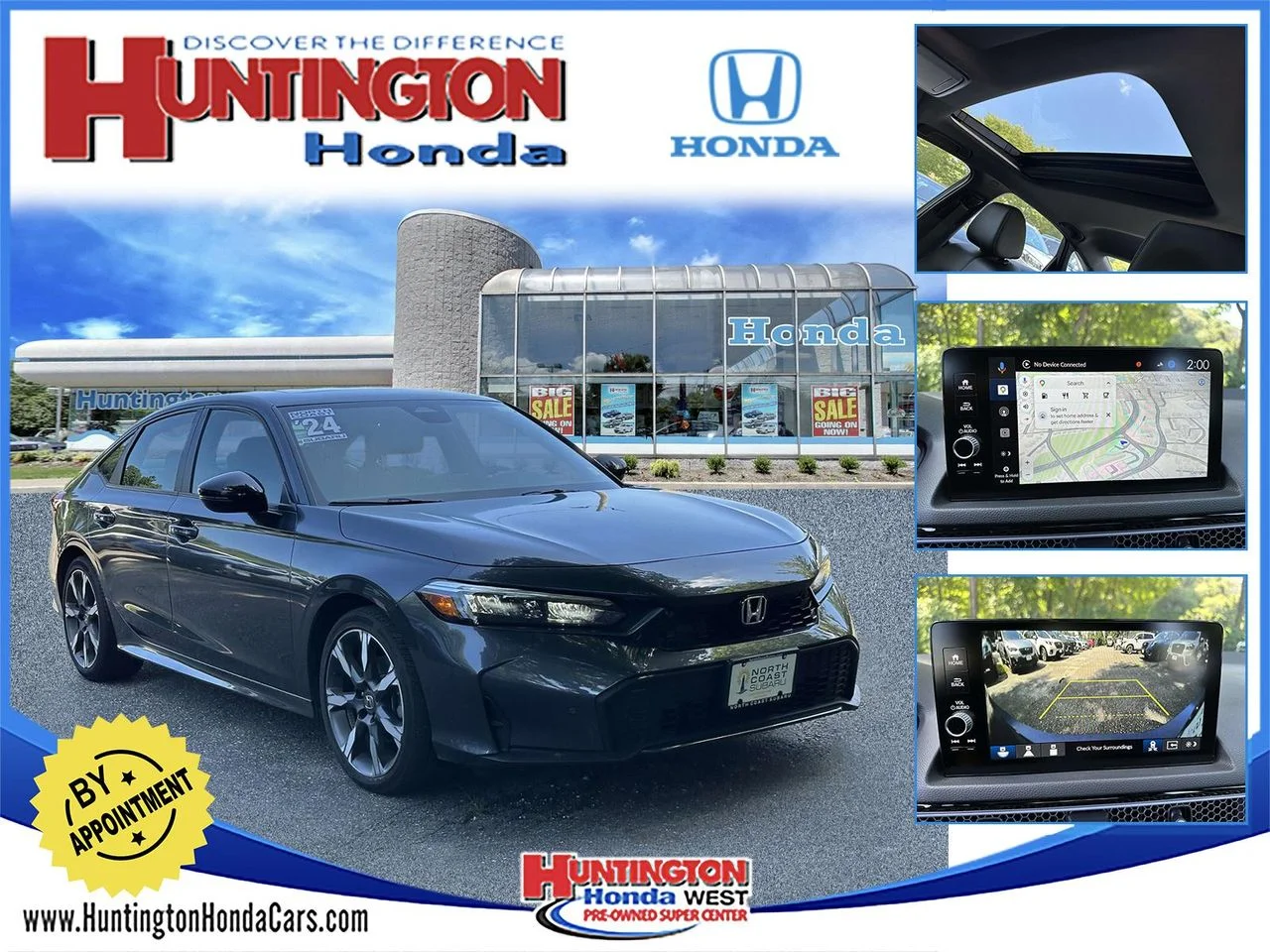 Used 2025 Meteorite Gray Metallic Honda Sport image 1