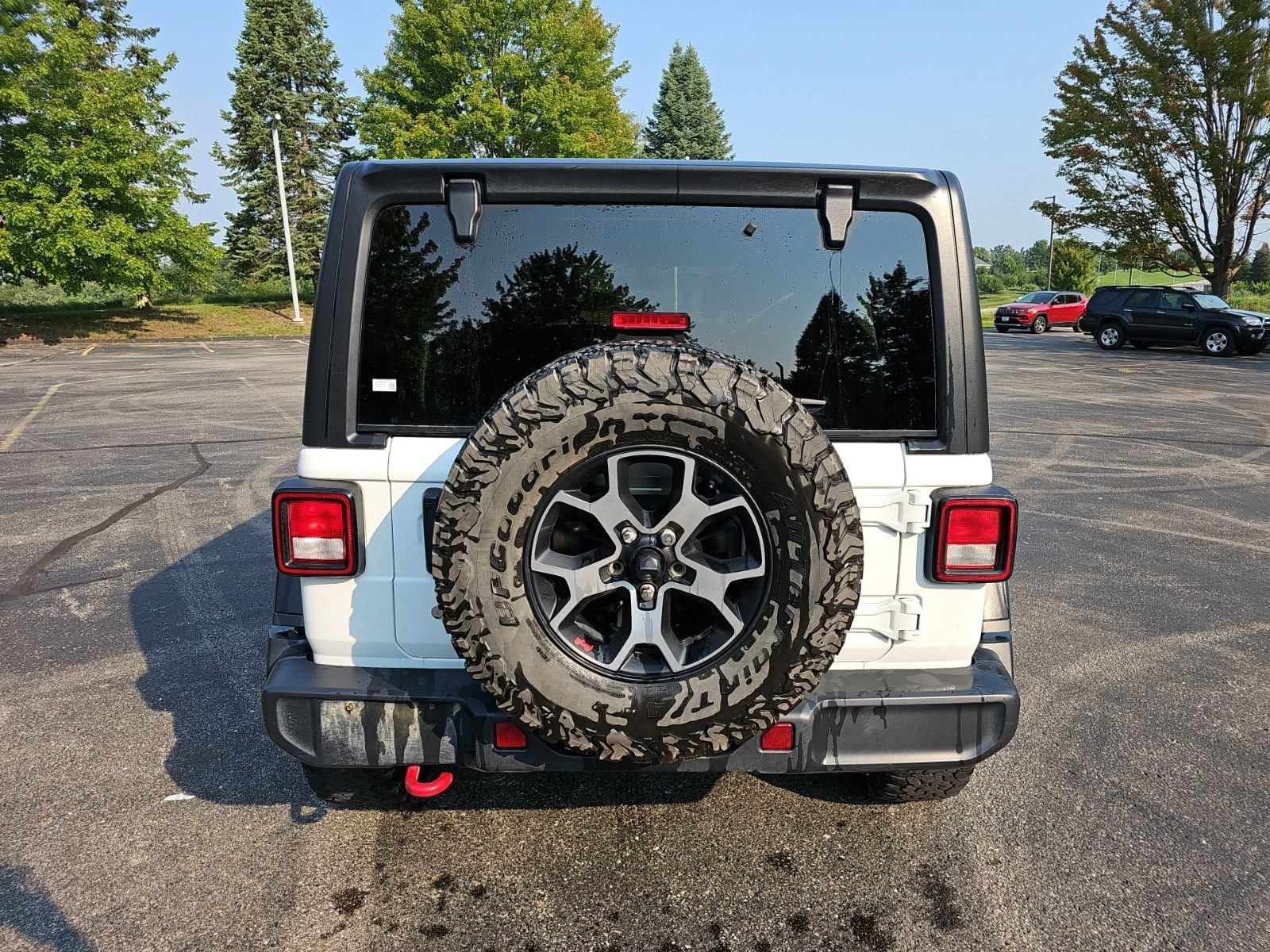 Used 2020 Bright White Clearcoat Jeep Rubicon image 4