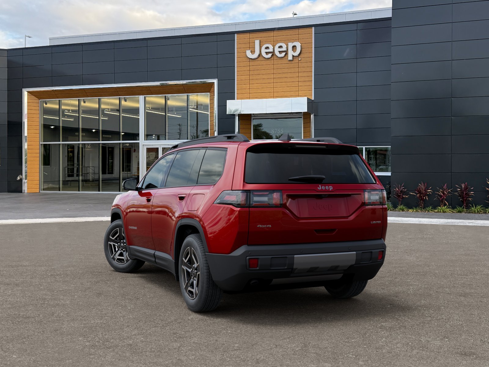New 2026 Red Hot Pearl-Coat Exterior Paint Jeep Limited image 35