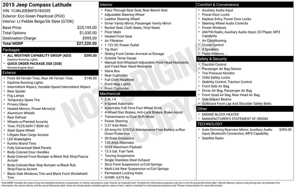 Used 2015 Green Jeep Latitude image 9