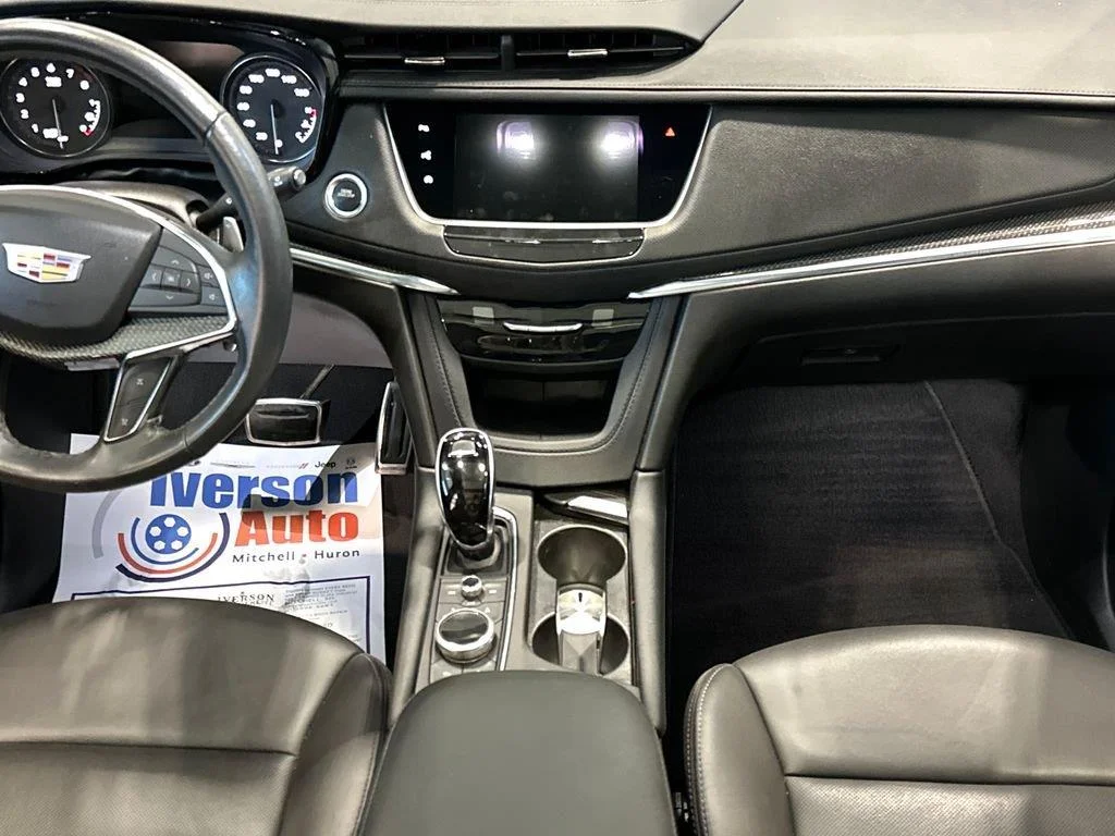 Used 2023 Stellar Black Metallic Cadillac AWD Sport image 29