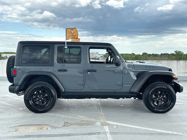 Certified Used 2024 Gray Jeep Willys 4xe image 9