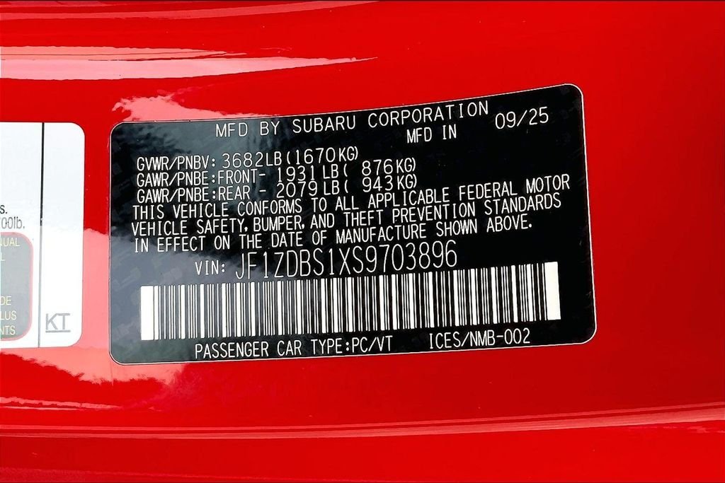 2025 Subaru BRZ tS - Photo 7