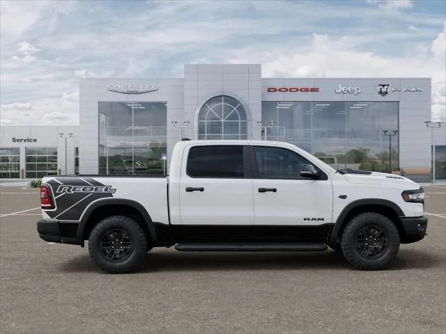 New 2027 Bright White Clear-Coat Exterior Paint RAM Rebel image 47