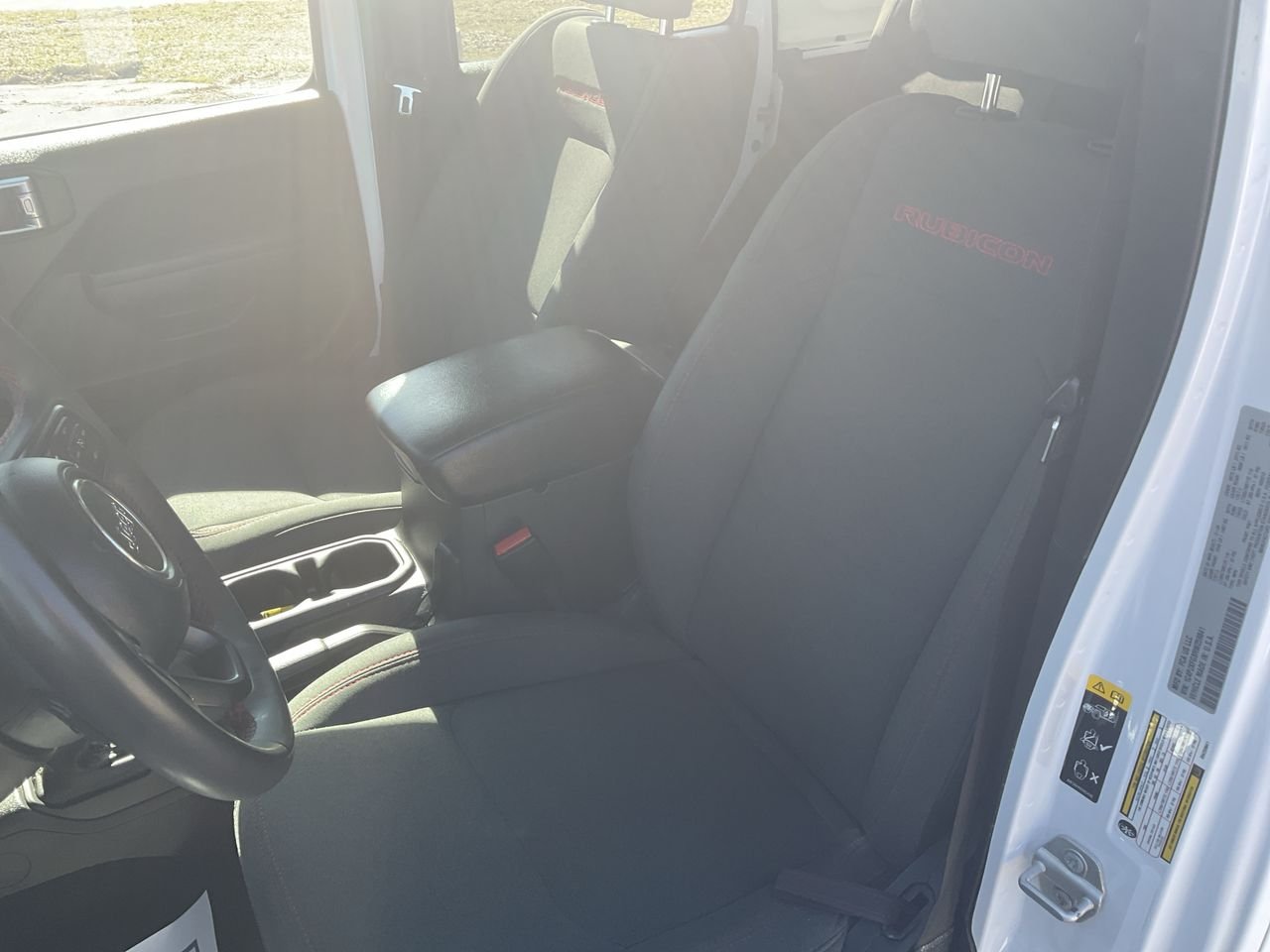 Used 2024 Bright White Clearcoat Jeep Rubicon image 11