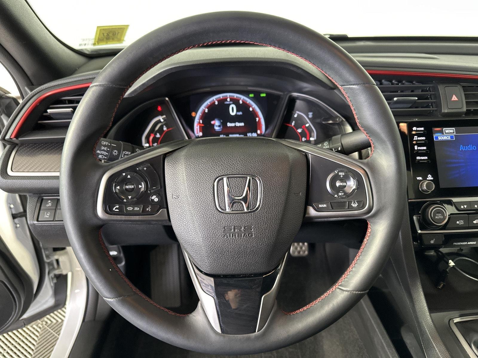 Used 2020 Platinum White Pearl Honda SI image 12