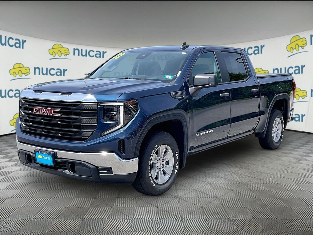 Used 2022 Pacific Blue Metallic GMC Pro image 3