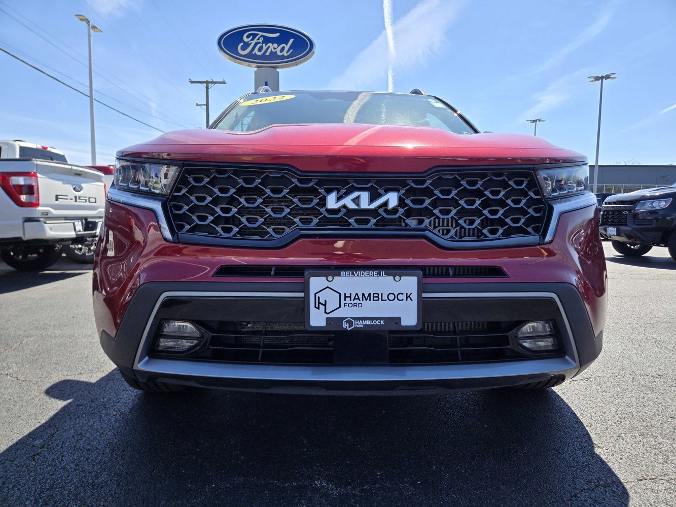 Used 2022 Passion Red Tintcoat Kia X-Line EX image 43