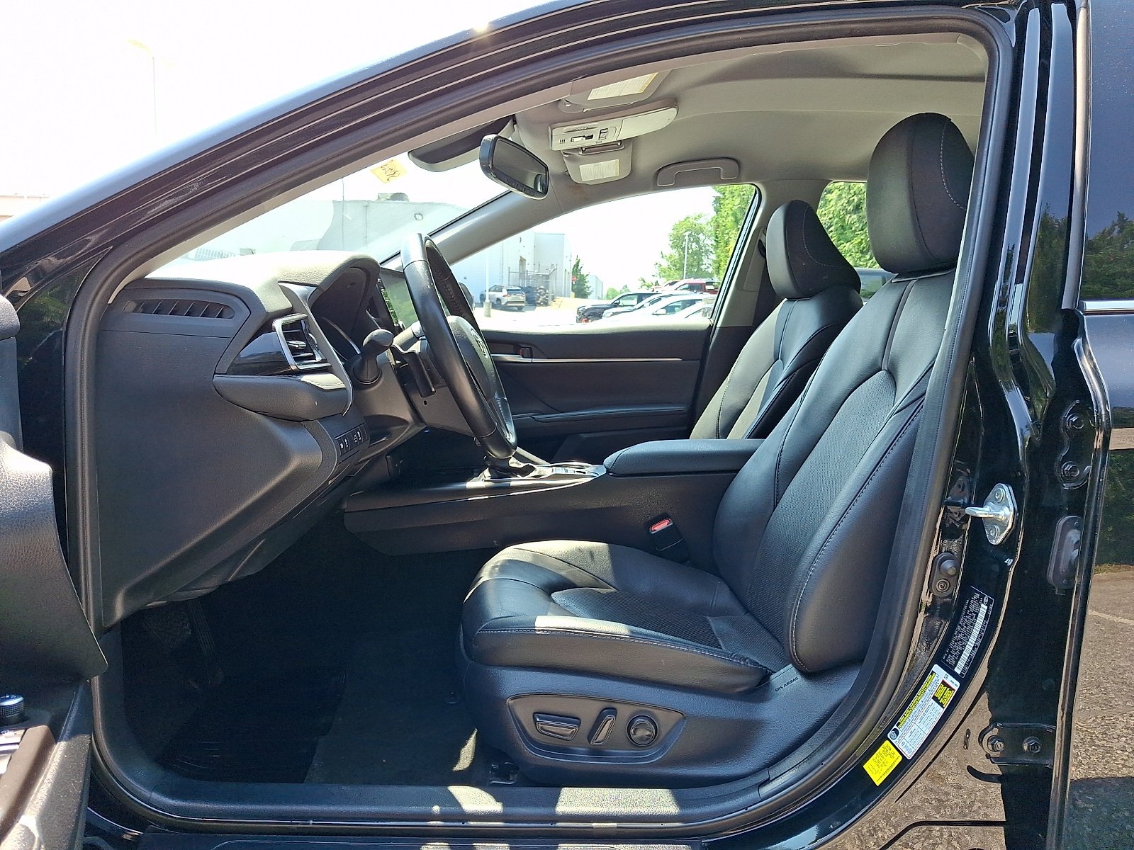 Used 2024 Midnight Black Metallic   218 Toyota XSE image 12