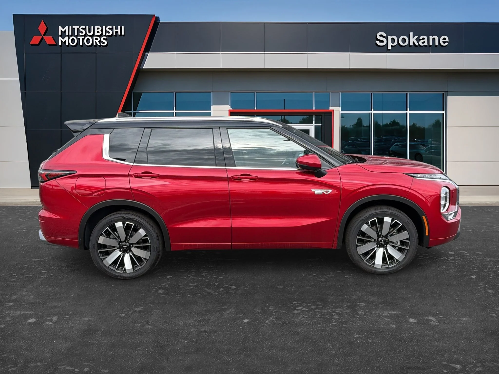 New 2026 Red Diamond W/Black Roof Mitsubishi SEL S-AWC image 6