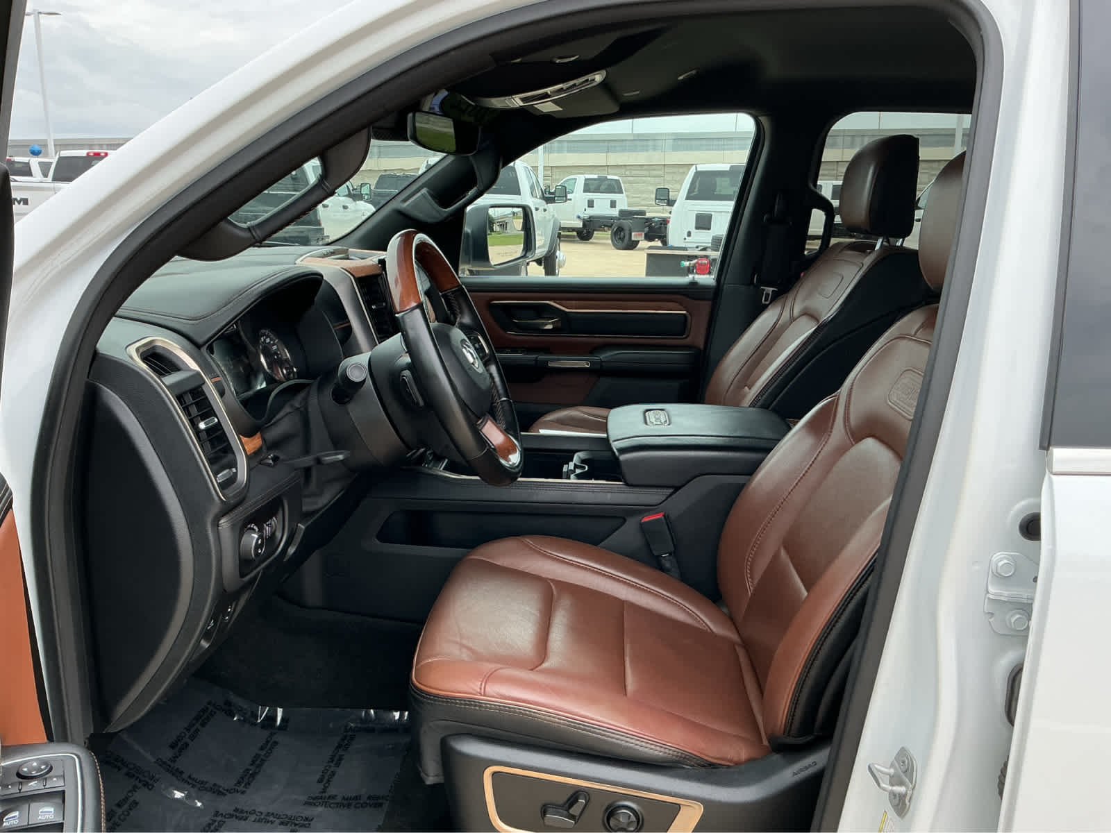 Used 2022 Bright White Clearcoat Ram Longhorn image 14