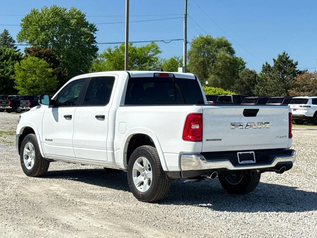 New 2026 Bright White Clear-Coat Exterior Paint RAM Big Horn/Lone Star image 8