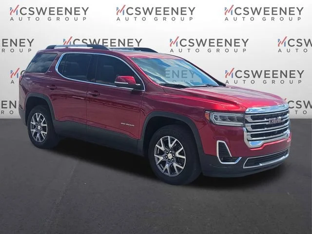 Used 2021 CAYENNE RED TINTCOAT GMC SLT image 7